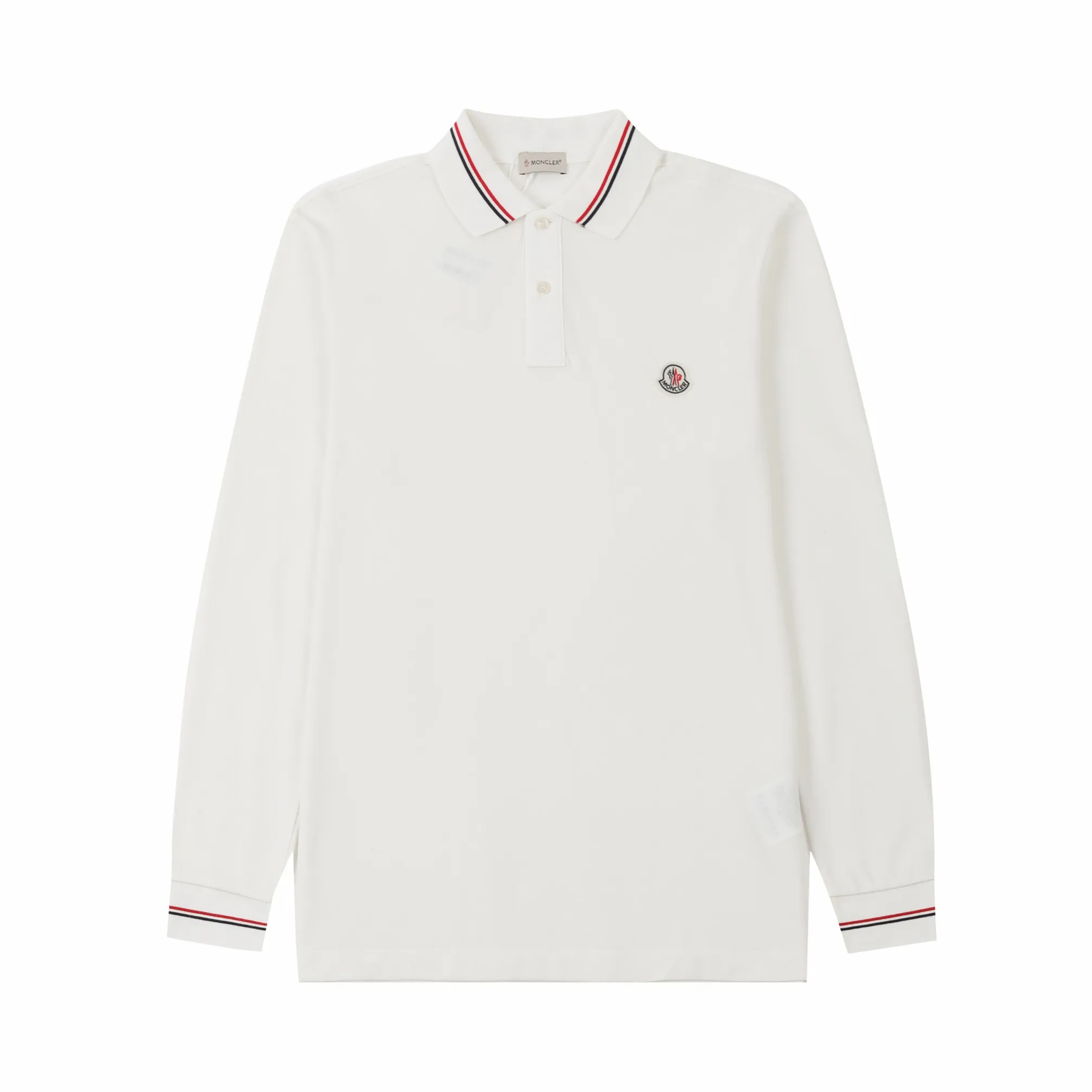 MONCLE *2024AW POLONew Arrival Classic Logo ， Classic ， ， ， 💯 ， ， 100% ， ：Black White Blue Size：M-XXL